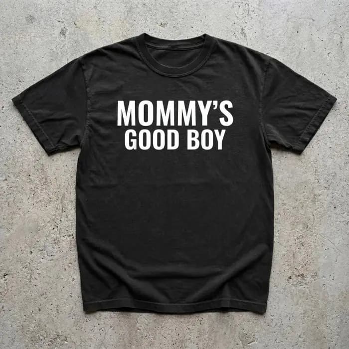 T-shirt tendance « GOOD BOY » pour maman
