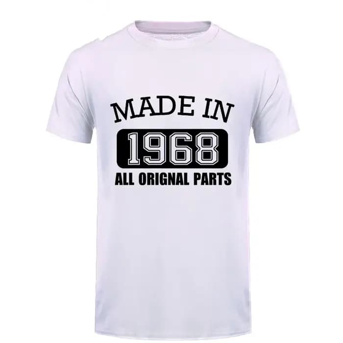 T-Shirt pour homme, fait en 1968 avec toutes les pièces originales