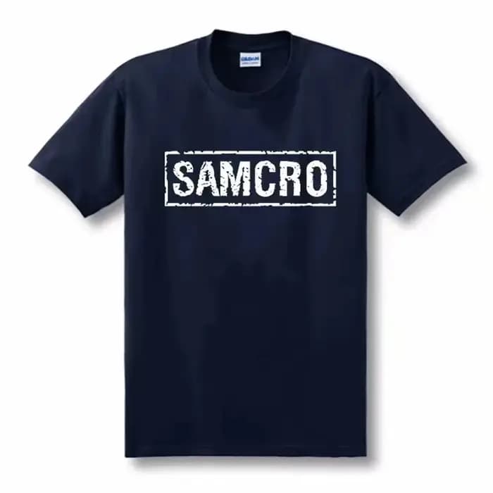 T-shirt imprimé SAMCRO pour hommes et femmes