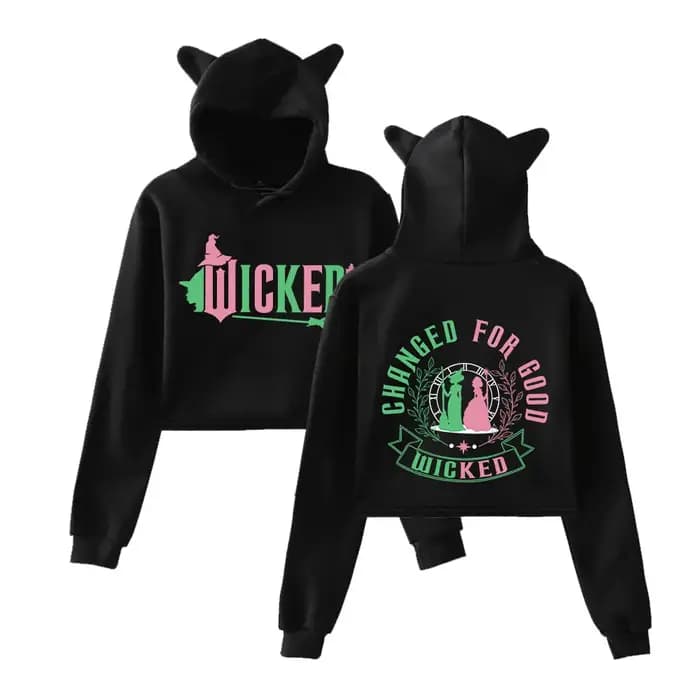Wicked Changed For Good Defy Gravity Vintage 90s Streetwear Hoodie