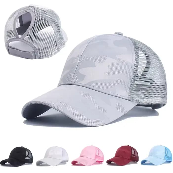 Chapeau de camionneur en maille de Camouflage pour femmes
