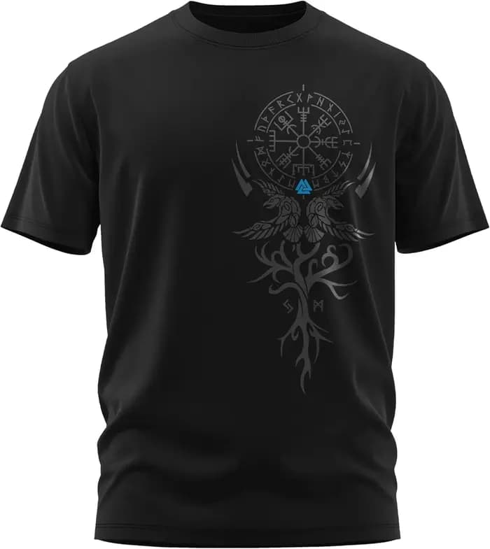 T-shirt manches courtes col rond 100% coton pour homme