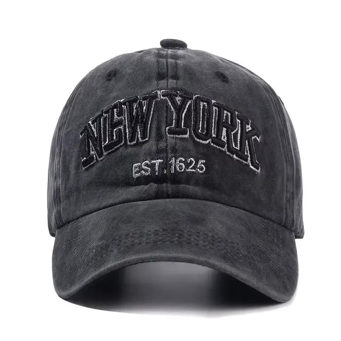 Casquette en coton délavé New York 2026 pour hommes et femmes