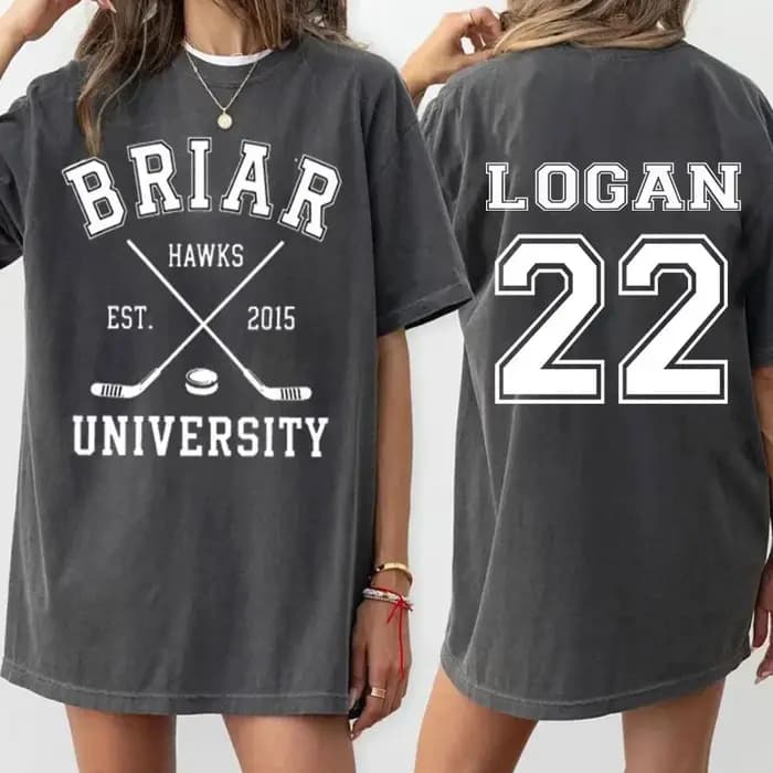 T-shirt Briar University pour hommes et femmes