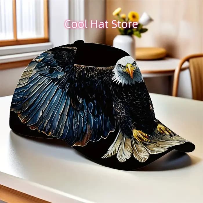 1 casquette de baseball Majestic Eagle | Léger et portable