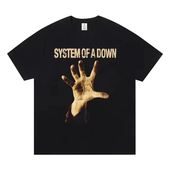 T-shirt du groupe System of A Down 2026 en coton doux pour l'été – T-shirt mode homme femme, style r