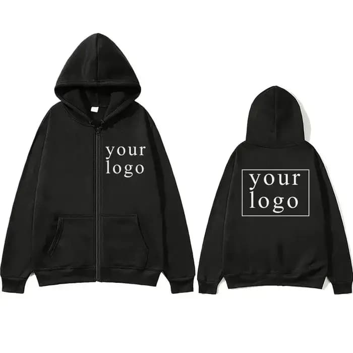 Cardigan à capuche avec fermeture éclair pour hommes et femmes, nouvelle mode, votre propre Design,