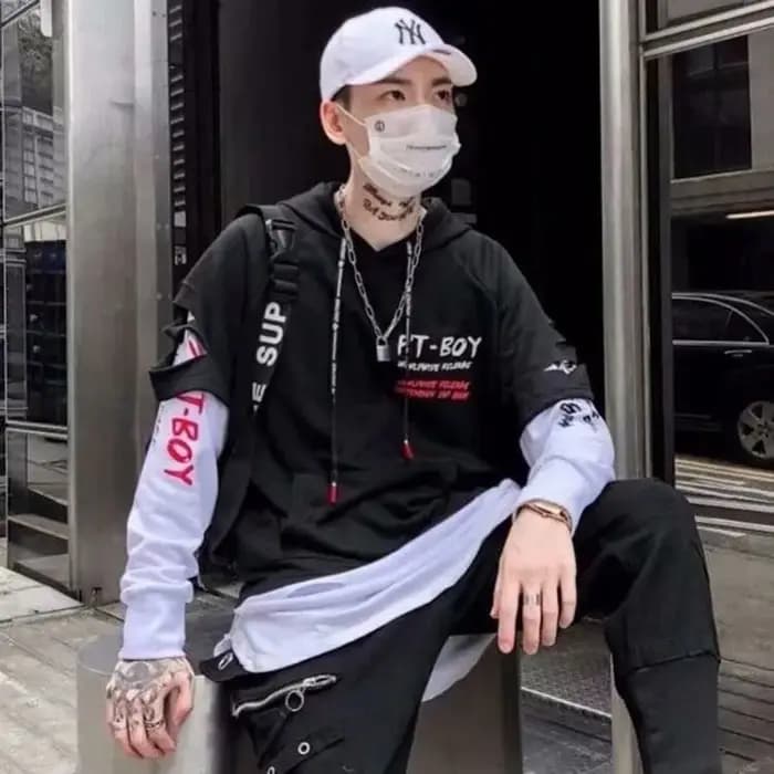 Sweat-shirt à capuche pour hommes