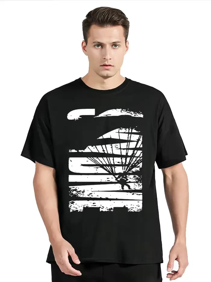 T-shirt col rond unisexe
