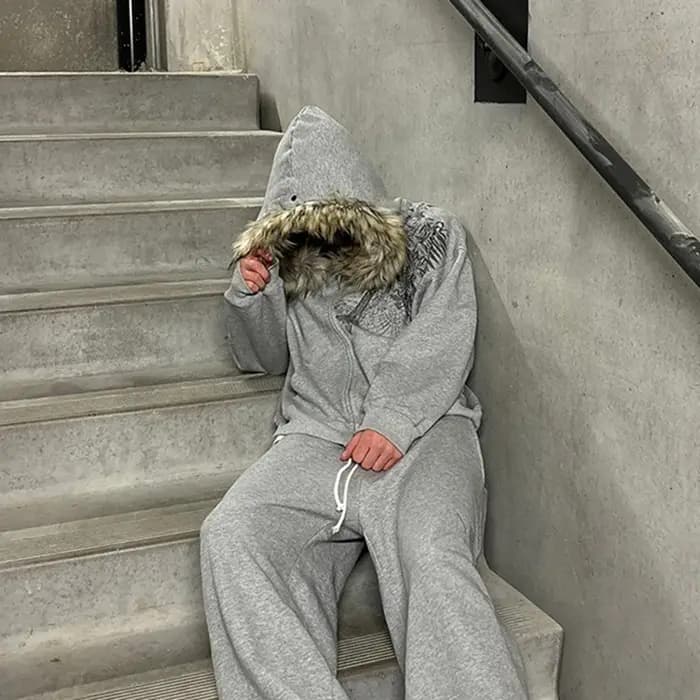 Sweat à capuche à manches longues, chapeau moelleux, couleur unie, décontracté, manteau rétro, tenda