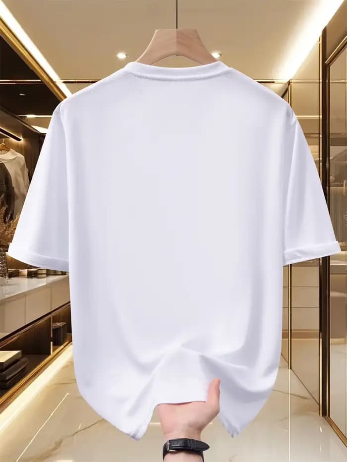 T-shirt imprimé à manches courtes pour homme