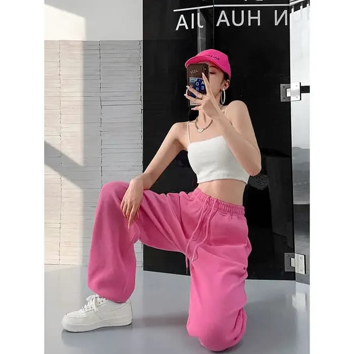 Joggers femmes Sweat pantalons de sport 2025 Baggy Trendeez décontracté Jogging mode automne pantalon ample