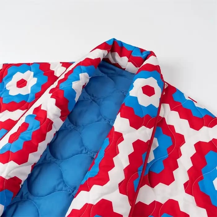 Veste confortable surdimensionnée en coton.