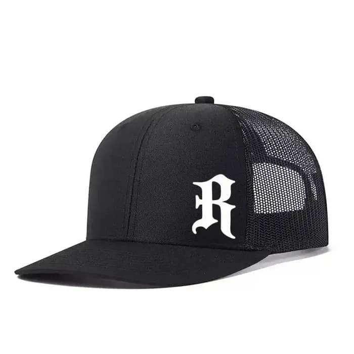 Casquette de baseball ajustable imprimée lettre R
