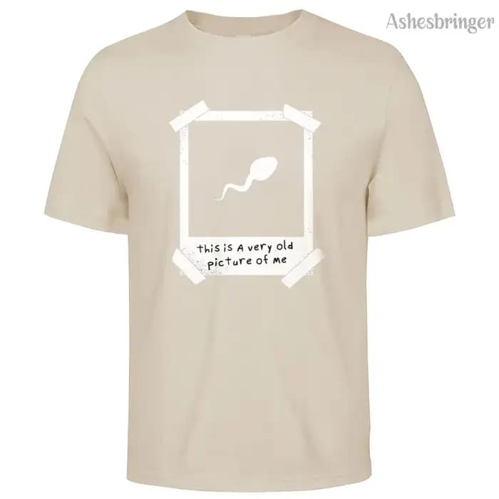 T-shirt en coton pour hommes, ceci est une image très ancienne de moi, graphique drôle, Style décont