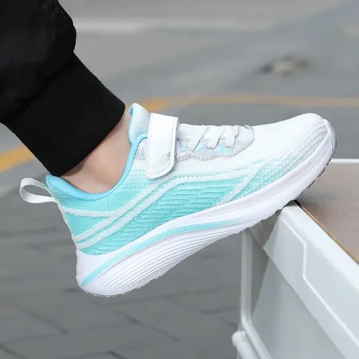 Tricot filles Tenis Sneaker enfants chaussures 4-12 ans léger plate-forme souple