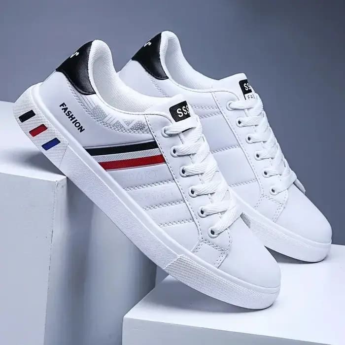 Baskets pour hommes chaussures décontractées blanches