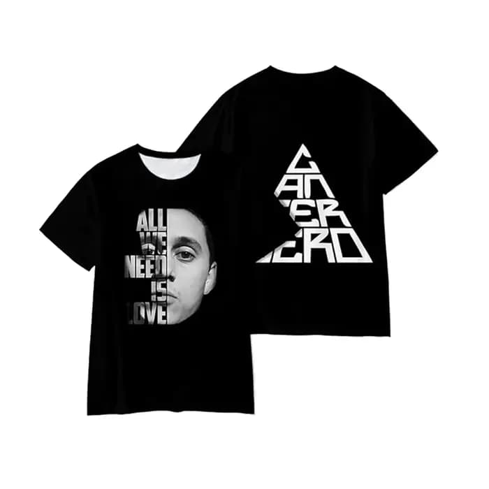 Rappeur Canserbero impression 3D T-Shirts hommes femmes décontracté mode surdimensionné Hip Hop à manches courtes
