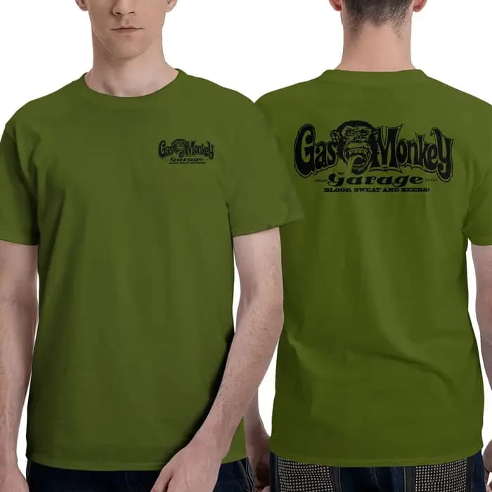 Hommes T-Shirt gaz singes Garage graphique t-shirts populaire