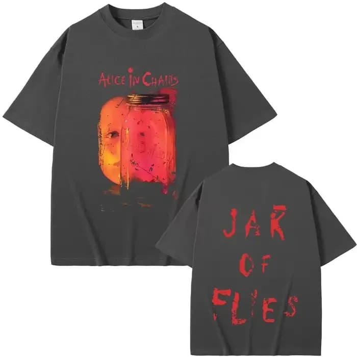 T-shirt Alice in Chains Jar of Flies avec impression d'album classique