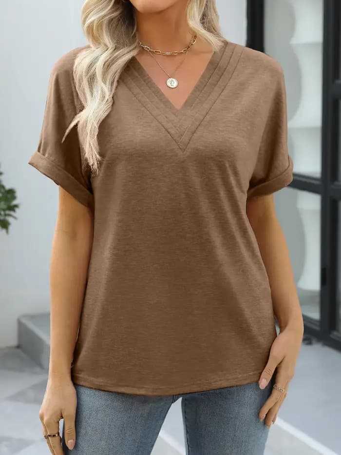 T-shirt à manches courtes pour femme