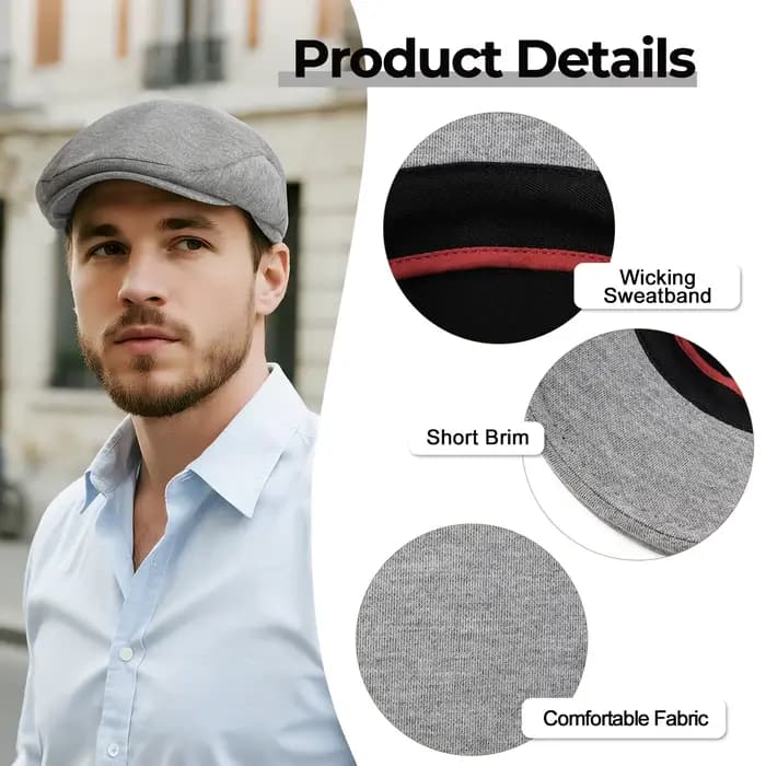 Casquette Gavroche Classique JGAGOUL pour Homme 100% Coton