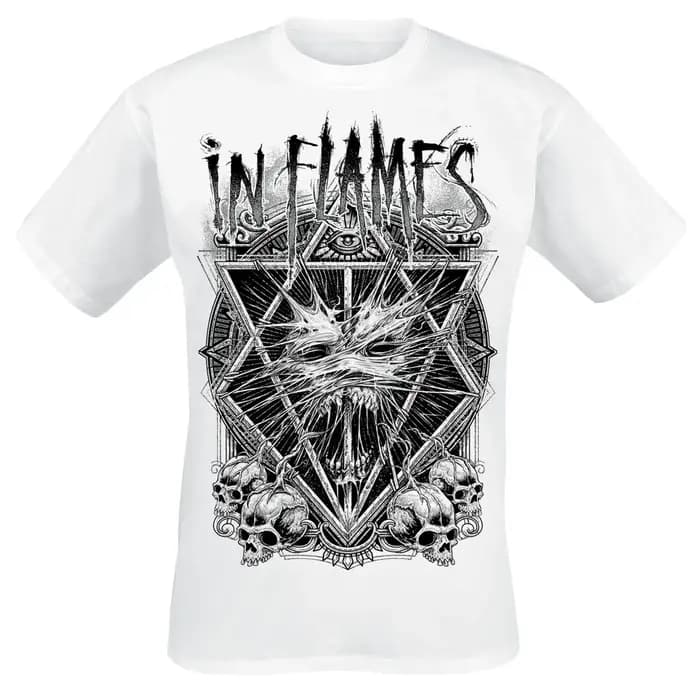 T-shirt Big Creature in Flames pour hommes et femmes