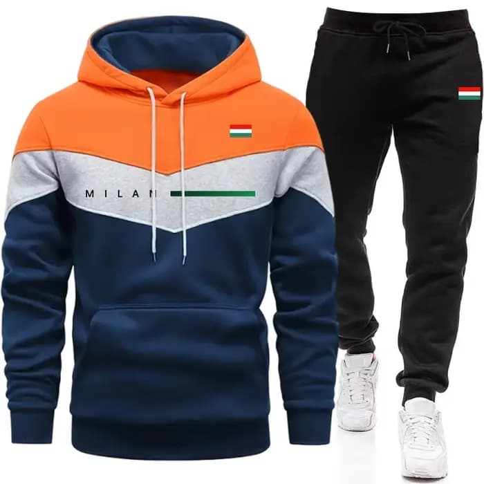 Ensemble de sweats à capuche et pantalons de jogging pour hommes