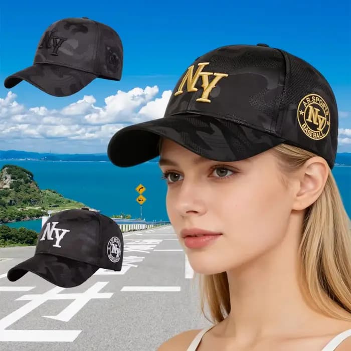 Casquette de baseball camouflage NY pour hommes et femmes