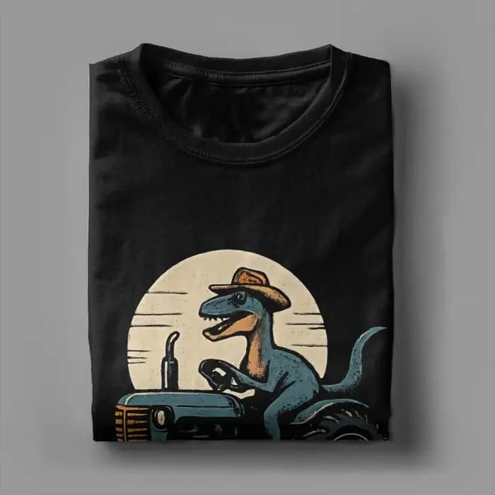 Hommes femmes nouveauté VelociTractor t-shirt pur coton T-shirts vêtements