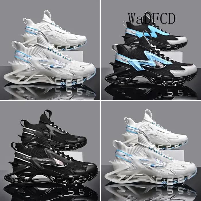 Chunky Sneaker grande taille 45 46 hommes lame semelle chaussures de course mode décontracté maille respirant hauteur