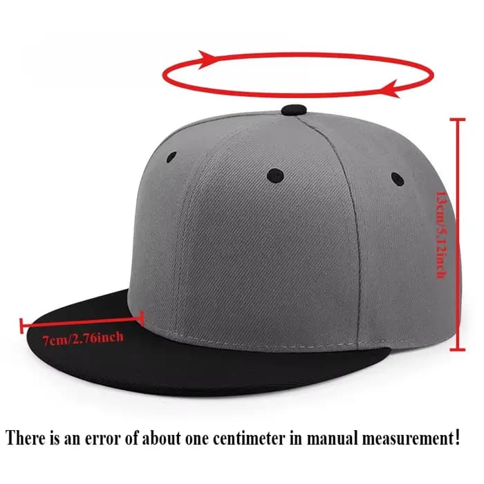 Casquette de baseball ajustée grande taille pour femme