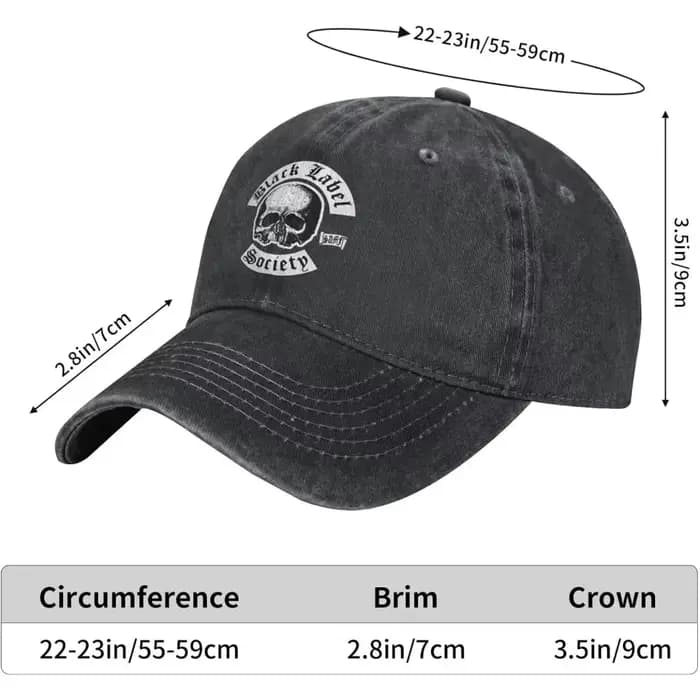 Casquette de Baseball Vintage en Denim Délavé, Unisexe, Chapeau de dehors en Plein Air, Noir