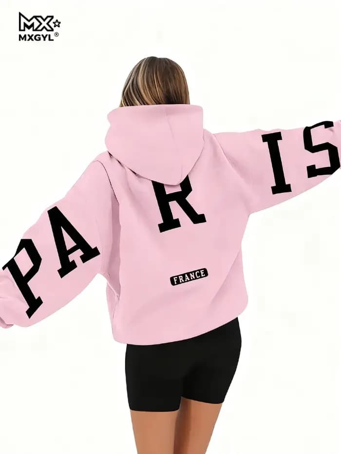 Sweat à capuche décontracté ample pour homme