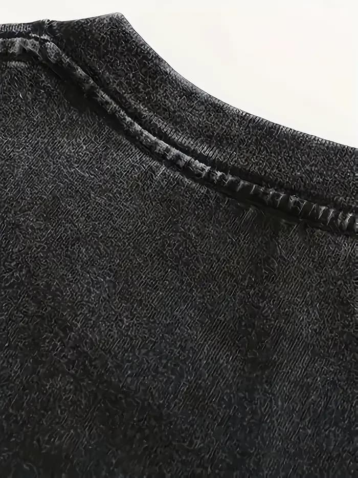 Lavé à la mode Cool imprimé 100% coton hommes femmes T-shirt été automne quotidien Sports de plein air fête décontracté ample rue à manches courtes