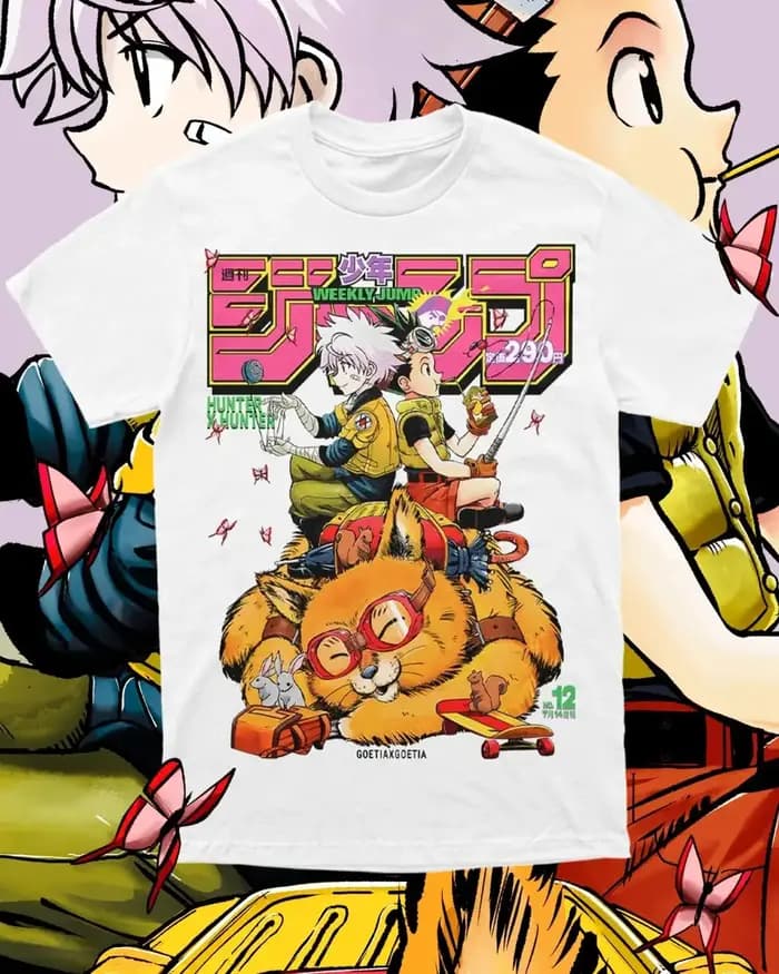 T-shirt Gon Hisoka Hunter X Hunter, chemise exclusive, cadeau de bande manga, toutes tailles