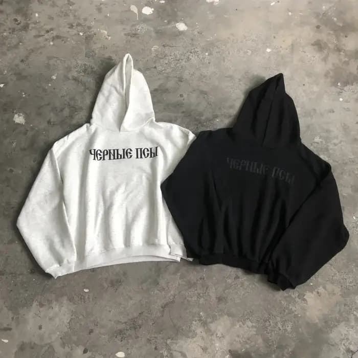 SAINT OF MICHAEL mode 1:1 KANYE WEST Streetwear sweat DONDA imprimé velours décontracté ample surdimensionné hauts à capuche pour hommes