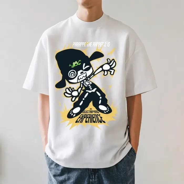 T-shirt classique de style japonais Parappa The Rapper