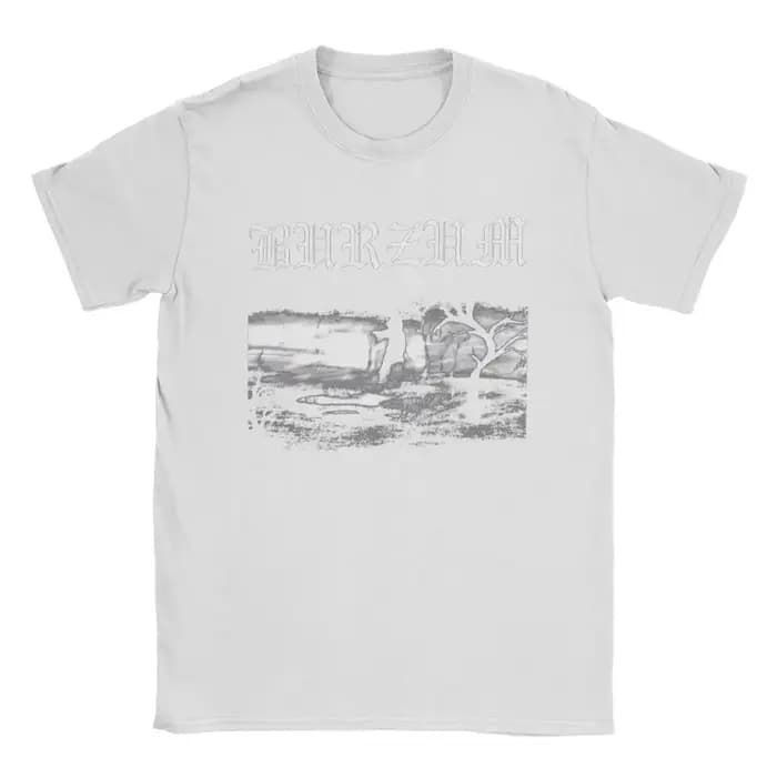 Burzum-T-shirt à Manches Courtes pour Homme et Femme, Streetwear Décontracté, Harajuku, Polyvalent,