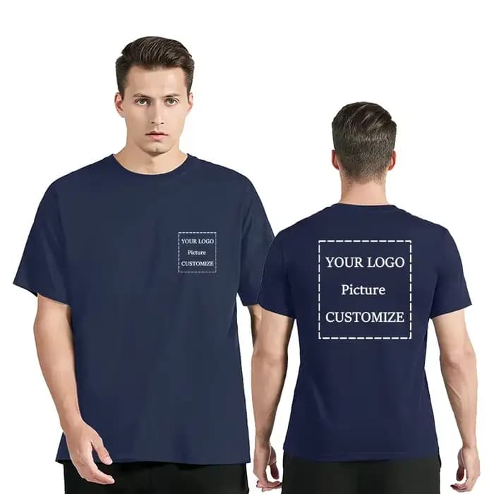 T-shirt surdimensionné personnalisé avec logo et image, style rétro, hip-hop, streetwear, vêtements