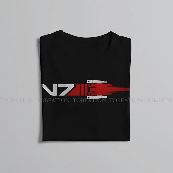 N7 Normandie essentiel effet de masse jeu hommes t-shirt coton graphique col rond