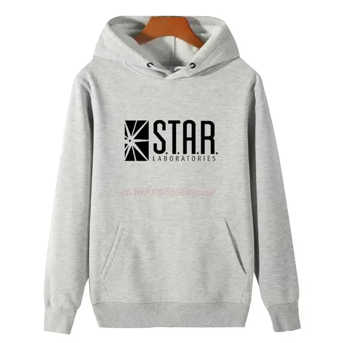 Flash Star Lab couleur noire mode graphique sweats à capuche nouveau dans