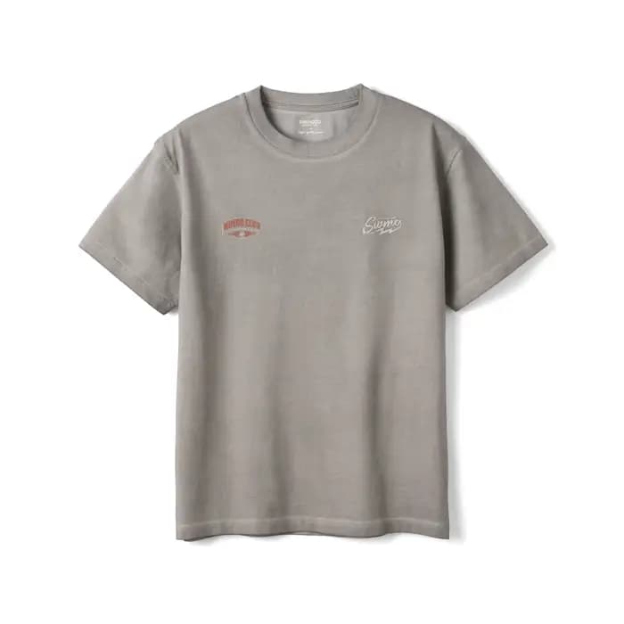 SIMWOOD 2026 Nouveauté Été T-shirts Moto Vintage Lavés Imprimés Logo Homme Grande Taille Hauts de Qualité Supérieure Streetwear
