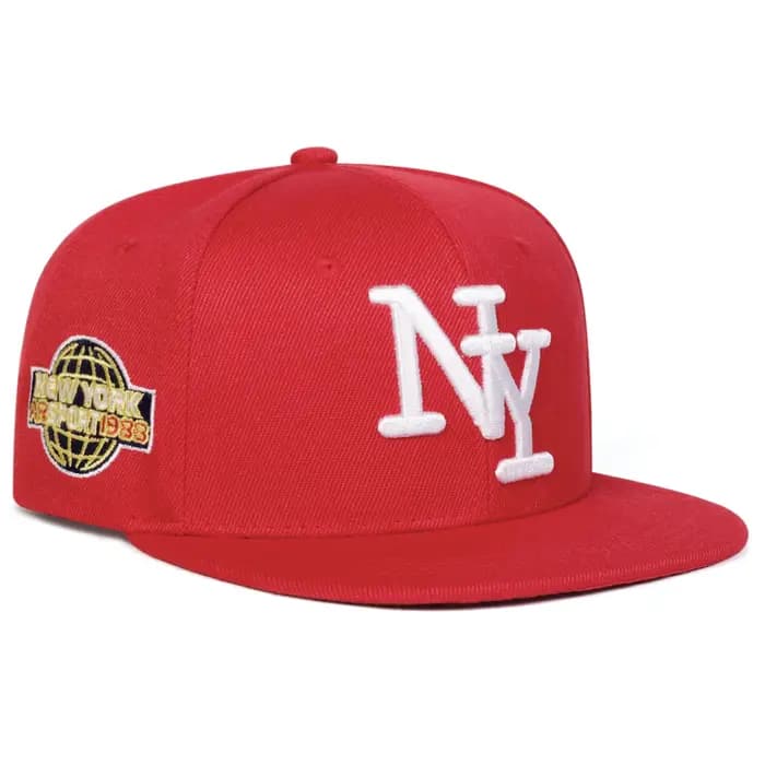 Chapeaux Hip-hop brodés de lettres NY unisexe