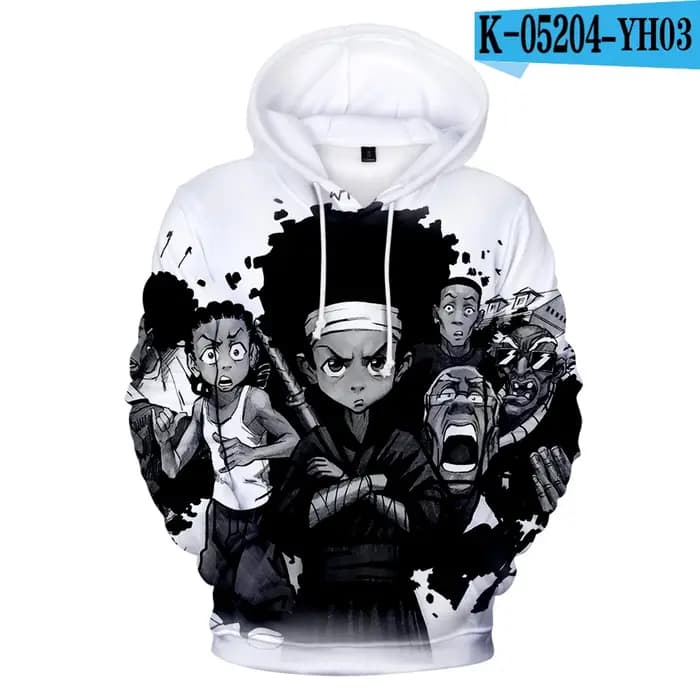 Sweats à capuche 3D The Boondocks pour hommes et femmes
