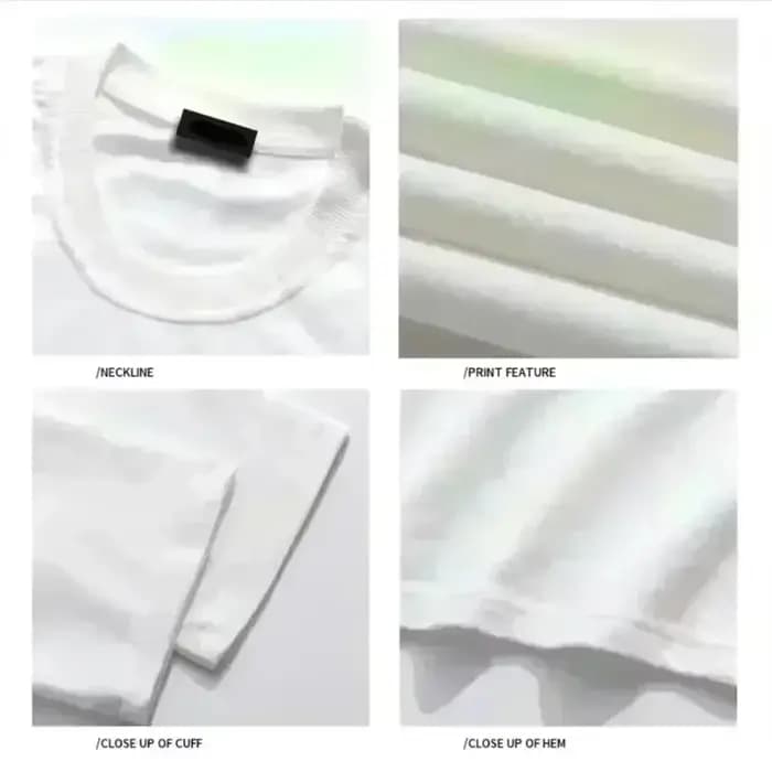 T-shirt d'été 2026 blanc pour homme