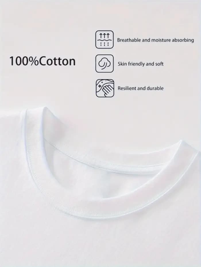 T-shirt pour homme avec visage souriant de garçon de dessin animé