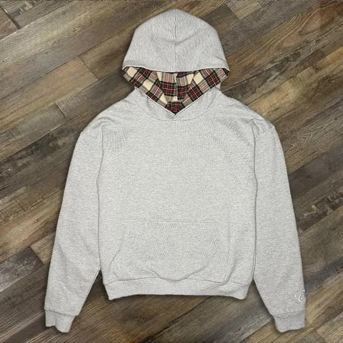 Sweat à capuche ample unisexe américain Hip-Hop imprimé écossais Y2K pour automne hiver hommes femmes