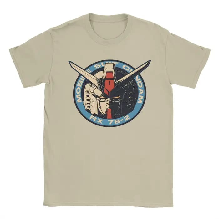 T-Shirts pour hommes, Robot Gundam Anime Hipster