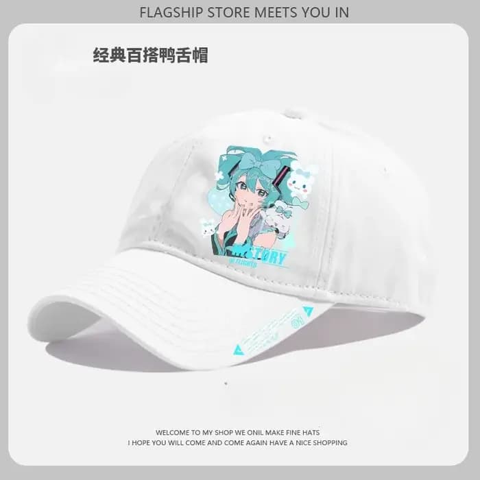 Casquette de baseball Kawaii Hatsune Miku